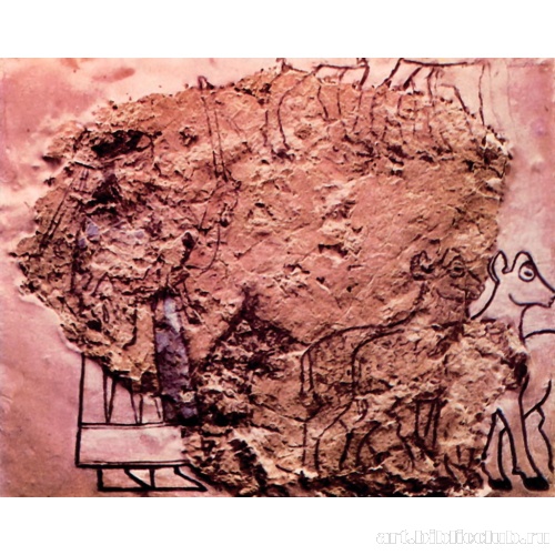 Пастух со стадом овец. Фрагмент росписи из Эребуни