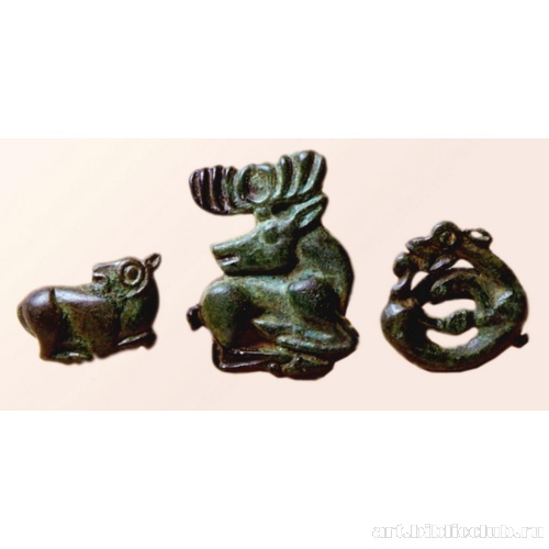 Бляхи - украшения конской узды в «зверином стиле»