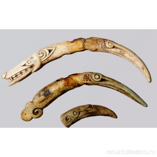 Псалии двудырчатые и подвеска-пронизь из Томской губернии