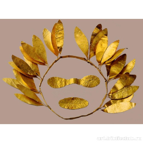 Венок золотой погребальный