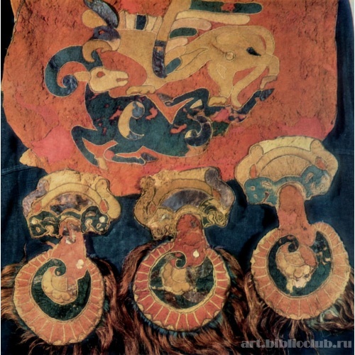 Орлиный грифон, терзающий козла. Аппликация