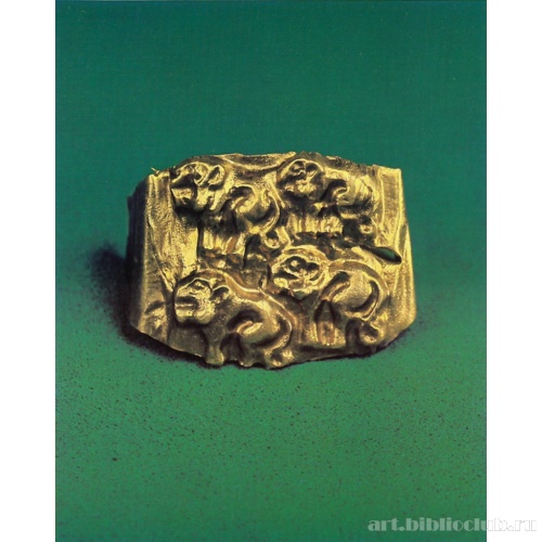 Обойма-обкладка ножен с изображением пантер