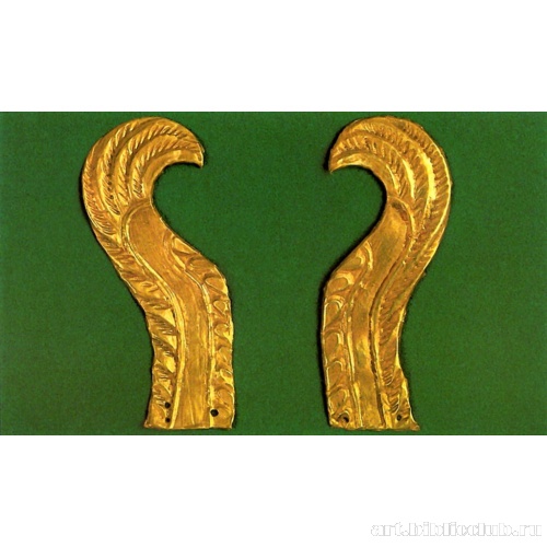 Пластины в виде крыльев птицы