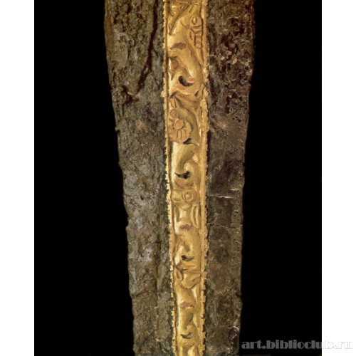 Лиса, заяц, архар, джейран. Фрагмент пластины на клинке кинжала