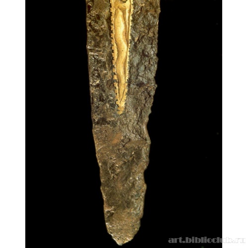 Змея. Фрагмент пластины на клинке кинжала