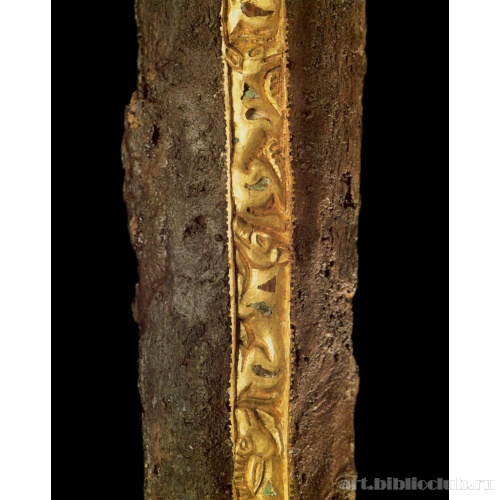 Горный козел, кабан, волк. Фрагмент пластины на клинке кинжала