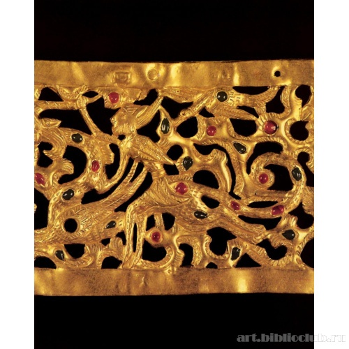 Демон «сян» на драконе. Диадема. Фрагмент