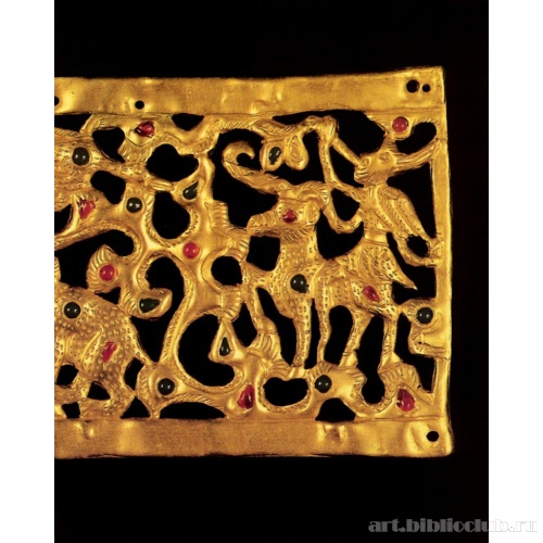 Демон «сян» на баране. Диадема. Фрагмент