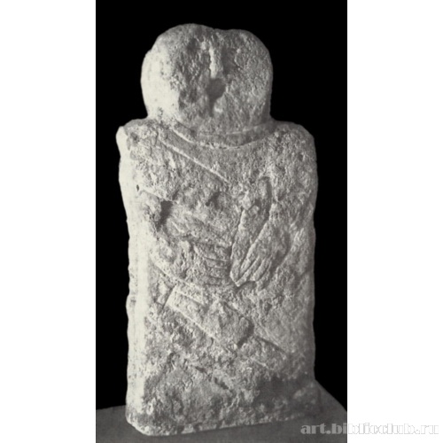 Изваяние воина из кургана у станицы Елизаветинской