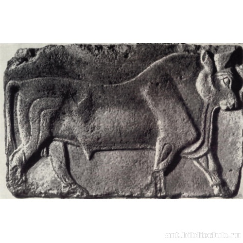 Бык. Рельеф на ортастате из окресностей Анкары