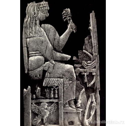 Богиня с цветком. Фрагмент облицованного панно из Кальху (Нимруд)