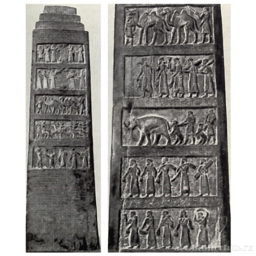Так называемый «Черный обелиск» царя Салманасара III из Кальху