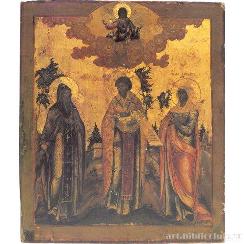 Свв. Иоанн Милостивый, Иоанн Златоуст и Елизавета