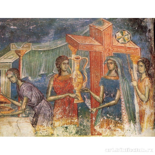 Рождество Богоматери. Деталь