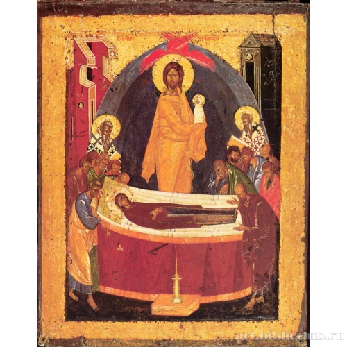 Успение. Оборот иконы «Богоматерь донская»
