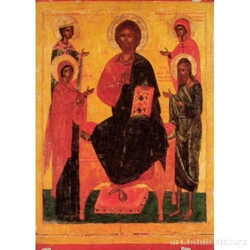 Деисус со святыми Варварой и Параскевой