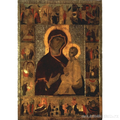 Тихвинская Икона Божией Матери с клеймами