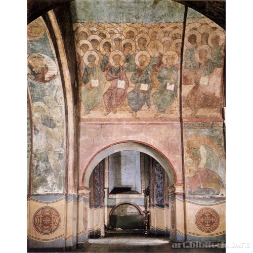 Трубящий ангел, пророк Исайя, апостолы и ангелы, видение пророка Даниила