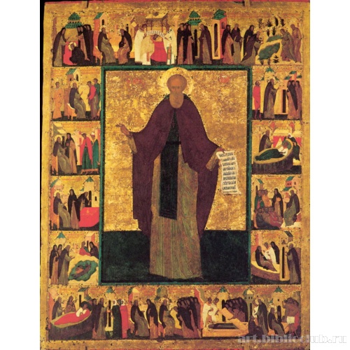 Преподобный Кирилл Белозерский с житием