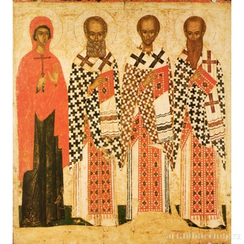 Параскева Пятница, Святитель Григорий Богослов, Иоанн Златоуст и Василий Великий