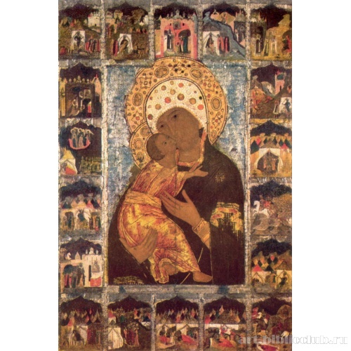 Владимирская Икона Божией Матери с 18 клеймами