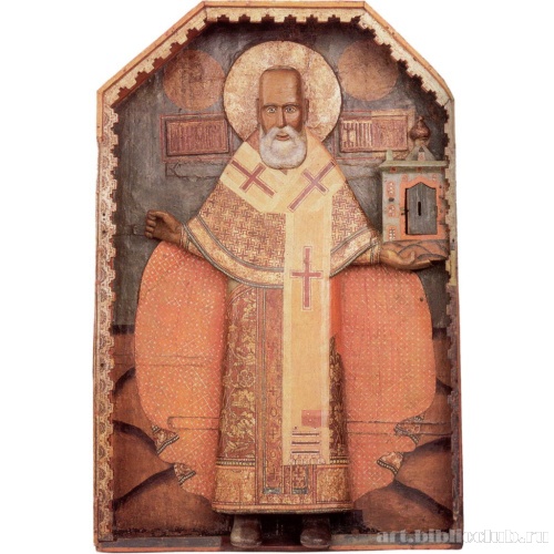 Святитель Николай (Никола Можайский) в киоте