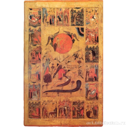 Огненное восхождение пророка Илии, с житием