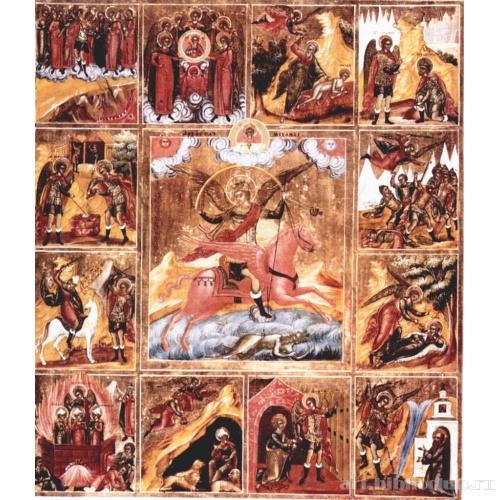 Архангел Михаил, предводитель небесного воинства с деяниями