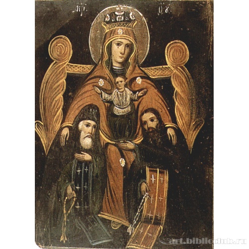 Богоматерь Свенская с преподобными Антонием и Феодосием