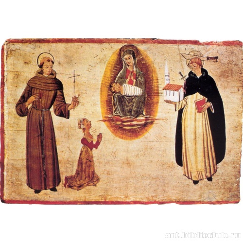 Вотивное изображение в церкви Мадонна дель Монте