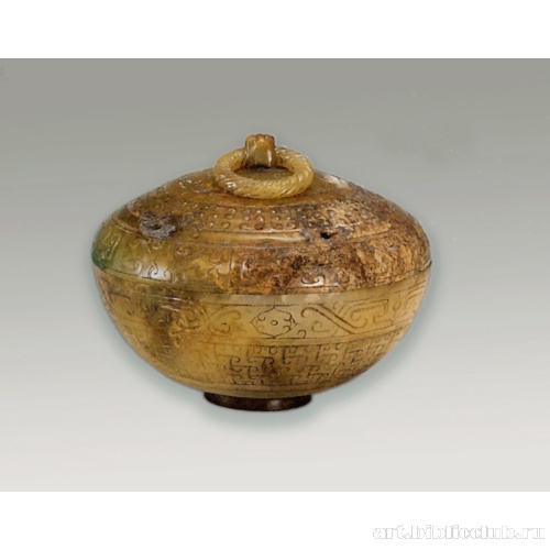 Круглая коробочка с крышкой