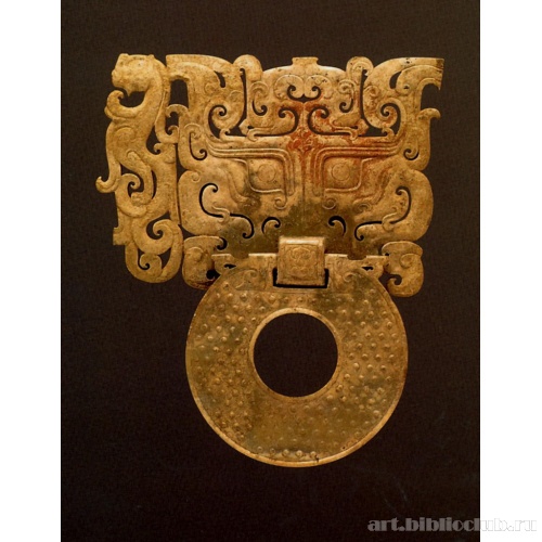 Маска чудовища с диском би в зубах