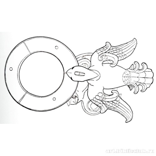 Светильник в виде фантастической птицы