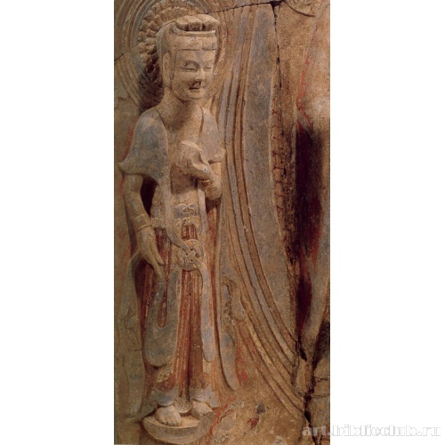 Скульптурная группа: Будда с двумя бодхисаттвами по бокам