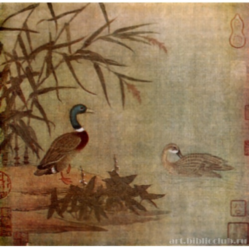 Утки в камышах