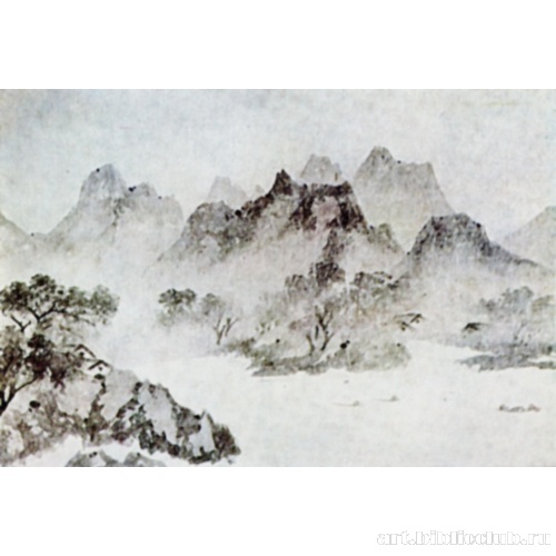 Закат над рыбачьей деревней