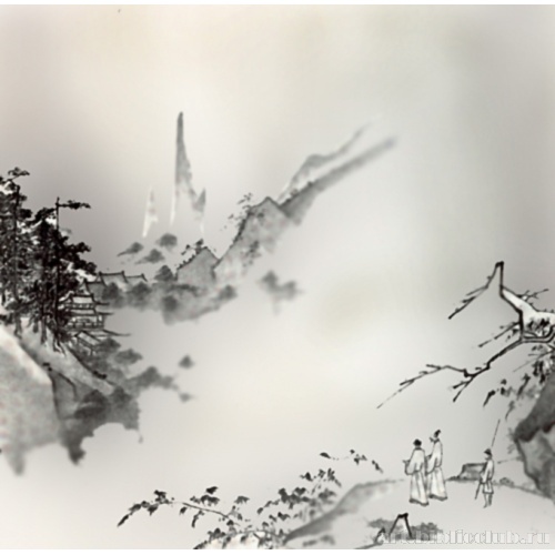 Горные вершины вдали