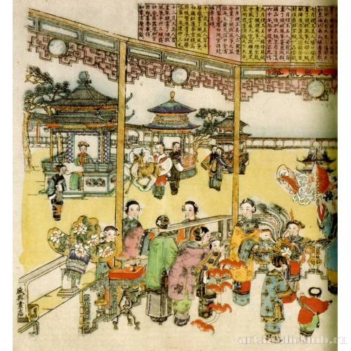 Красавицы разрисовывают воздушных змеев