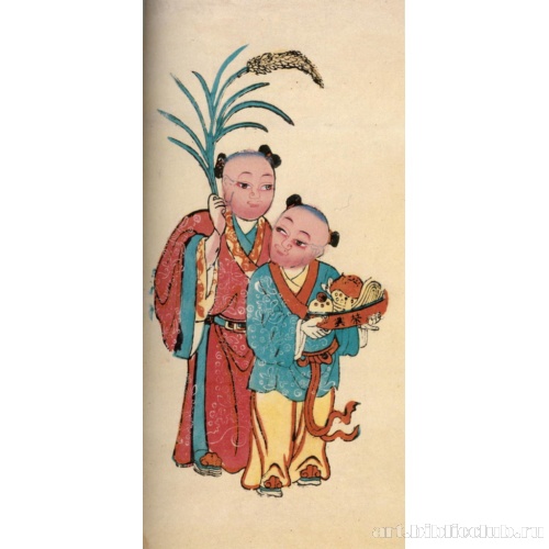 Красные цветы дикой сливы - много сыновей. Богатый урожай злаков