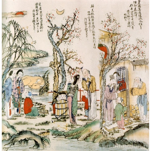 Шесть картин навеянных стихами танских  и сунских поэтов