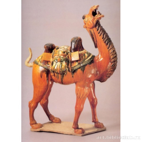 Бактрийский верблюд с вьючным седлом