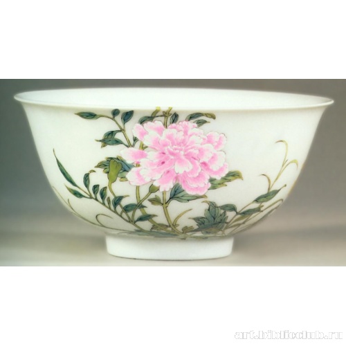 Чаша с изображением пиона