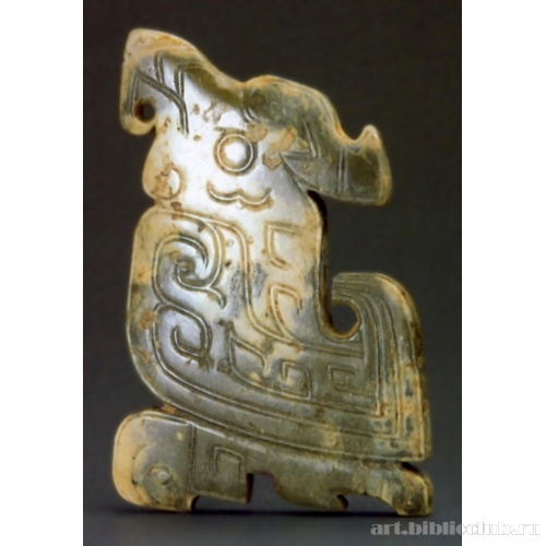 Ритуальная пластина в форме птицы