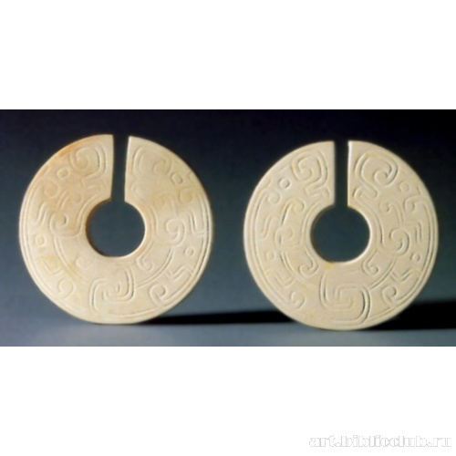 Кольца незамкнутой формы дзюэ с изображением дракона