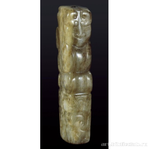 Ритуальный объект с изображением дракона и пернатого существа