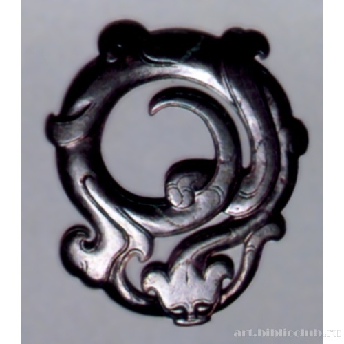 Кольцо хуань в форме змеи