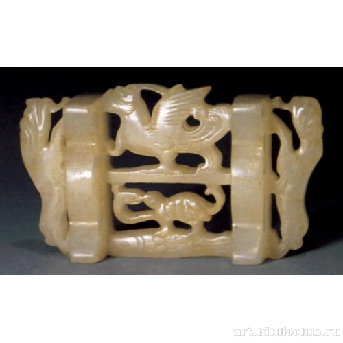 Украшение с изображеним зяблика, черепахи, дракона и тигра