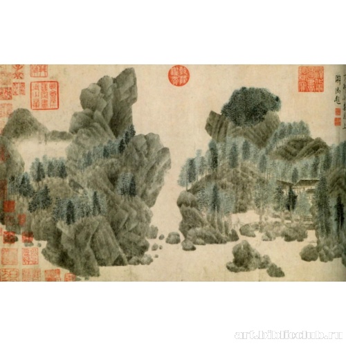 Жилище в горах Фу Ю. Фрагмент