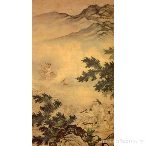 Цинь Гао верхом на карпе