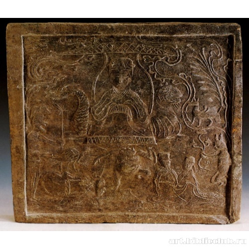 Рельеф с изображением богини Си Ванму в окружении зверей